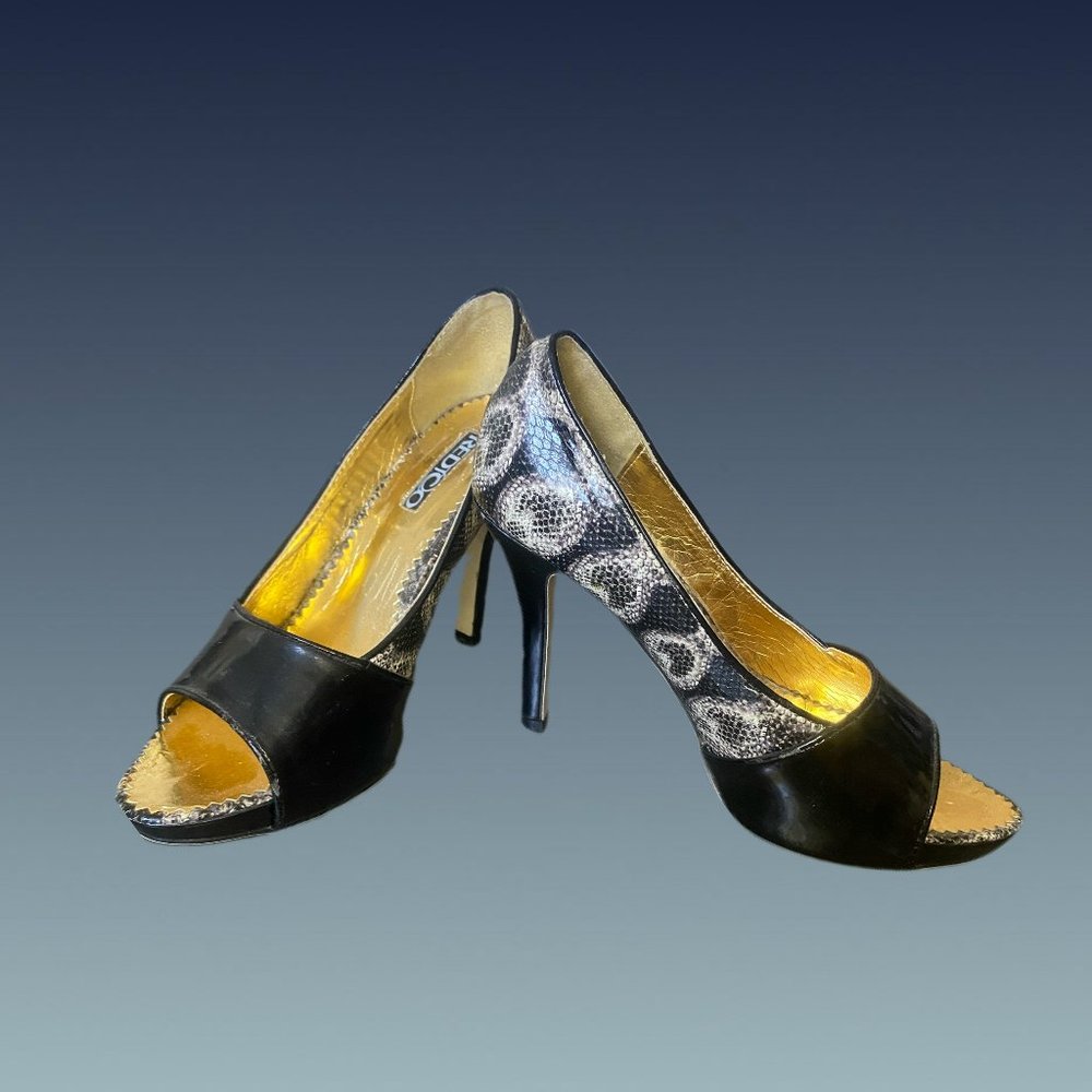 Redtoo Snake Skin High Heels